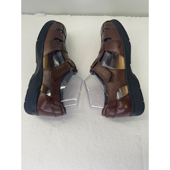 Thom McAn, woman’s size 8 brown sandals, shoe - Picture 6 of 16